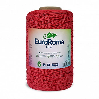Barbante EuroRoma Big 4/6 1,8Kg - Vermelho 1000