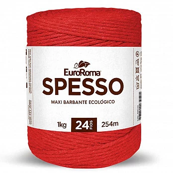 EuroRoma Spesso 24 fios 1Kg - Vermelho 1000
