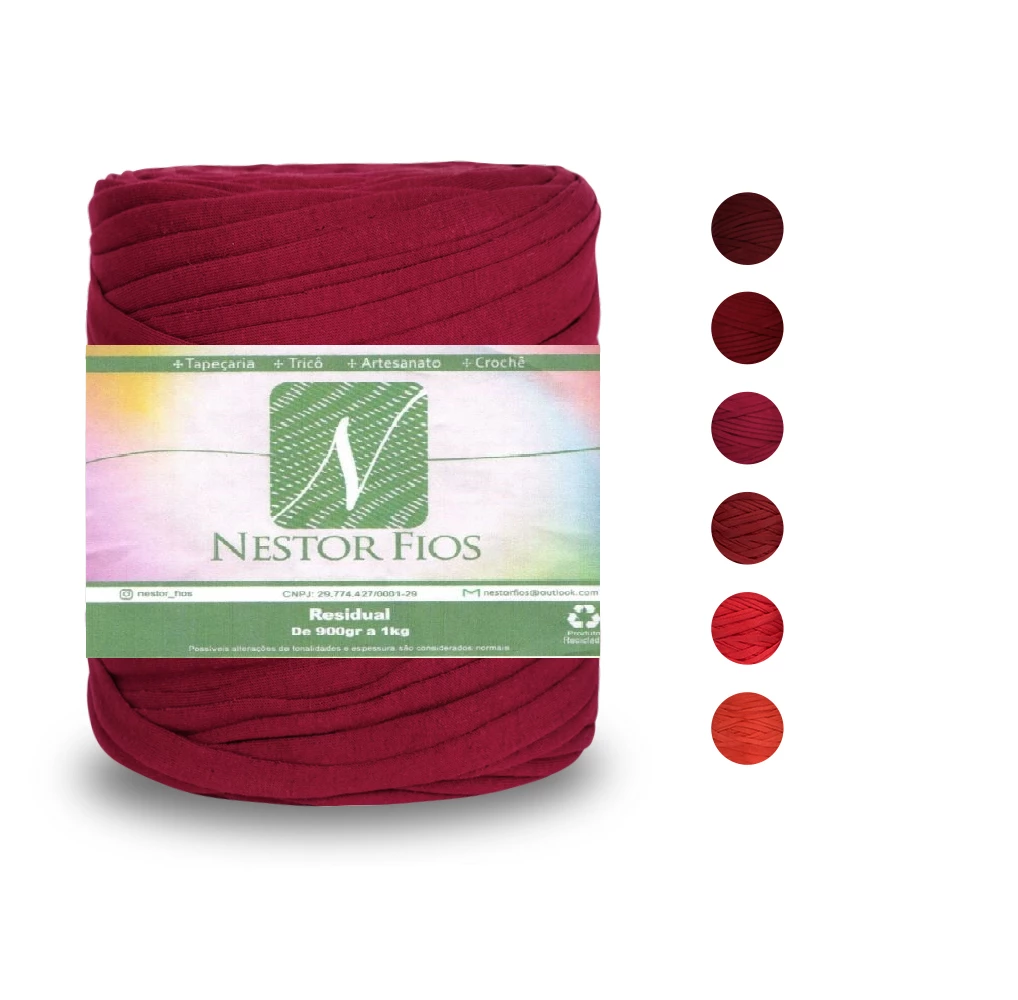 Fio de Malha Vermelho 1 kg Nestor