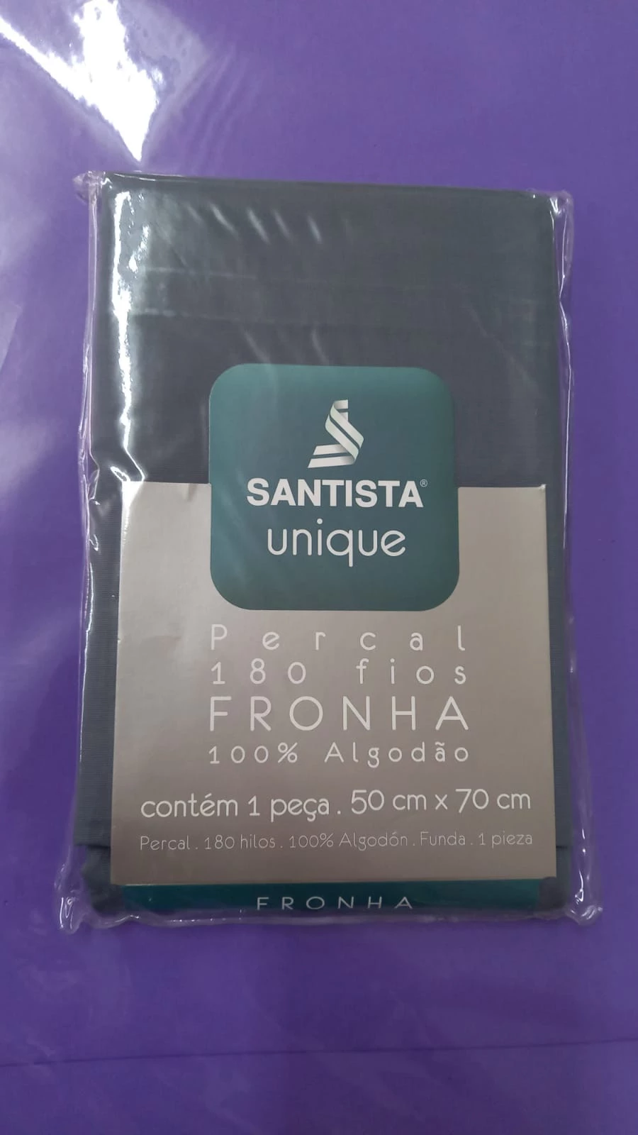 FRONHA SANTISTA UNIQUE 180 FIOS 9078 CHUMBO