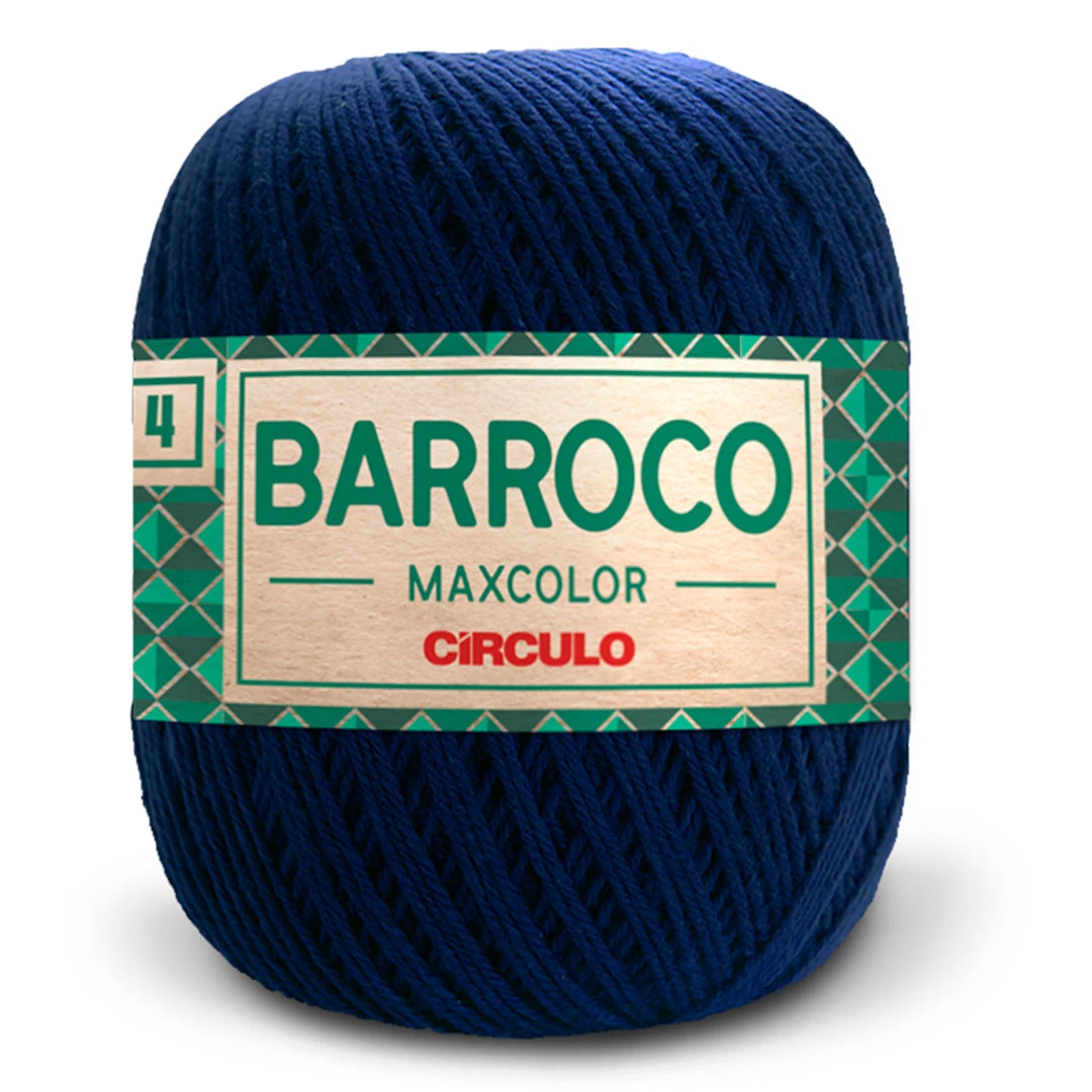 Linha Barroco Max Color N 4 200 Gramas Marca Circulo - 2856 - Anil Profundo