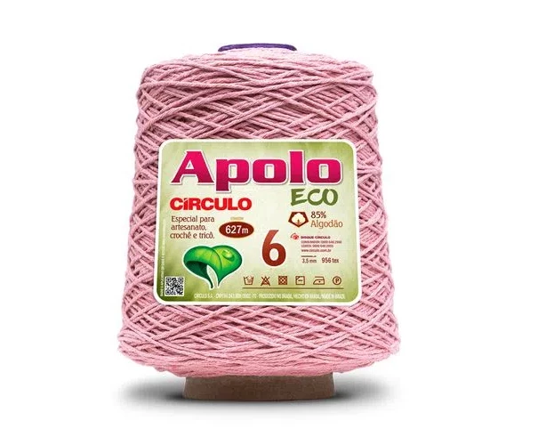 Barbante Apolo Eco fio 6  - Quartzo 3390