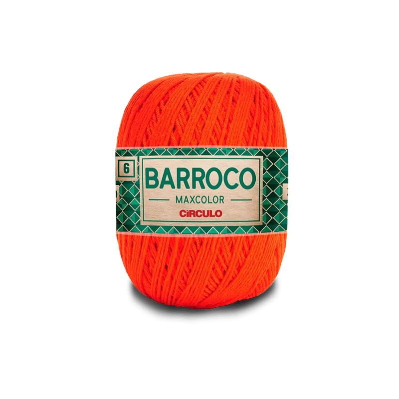 Linha Barroco Max Color N 6 200 Gramas Marca Circulo - 4156 - Cenoura