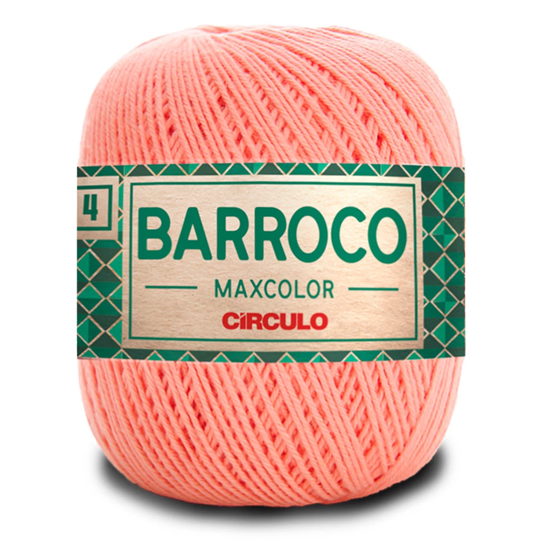 Linha Barroco Max Color N 4 200 Gramas Marca Circulo - 4514 - Pêssego
