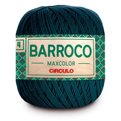Linha Barroco Max Color N 4 200 Gramas Marca Circulo - 5073 - Petróleo