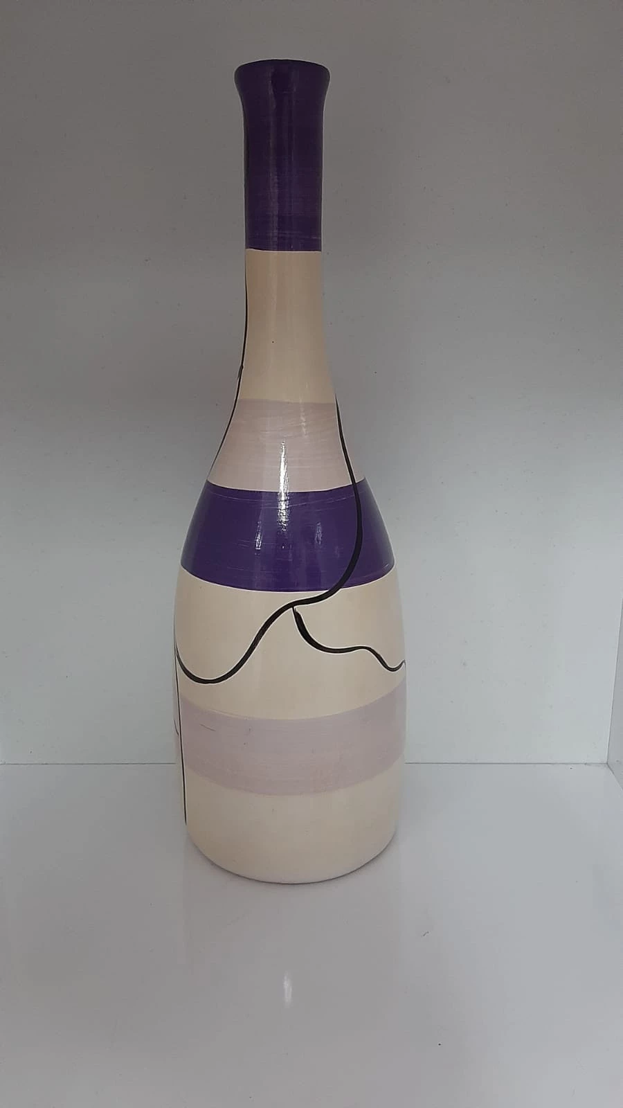 Garrafa Listrada Lilás BM 326