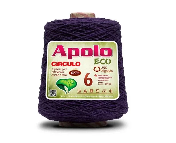 Barbante Apolo Eco fio 6 - Purpura 6498