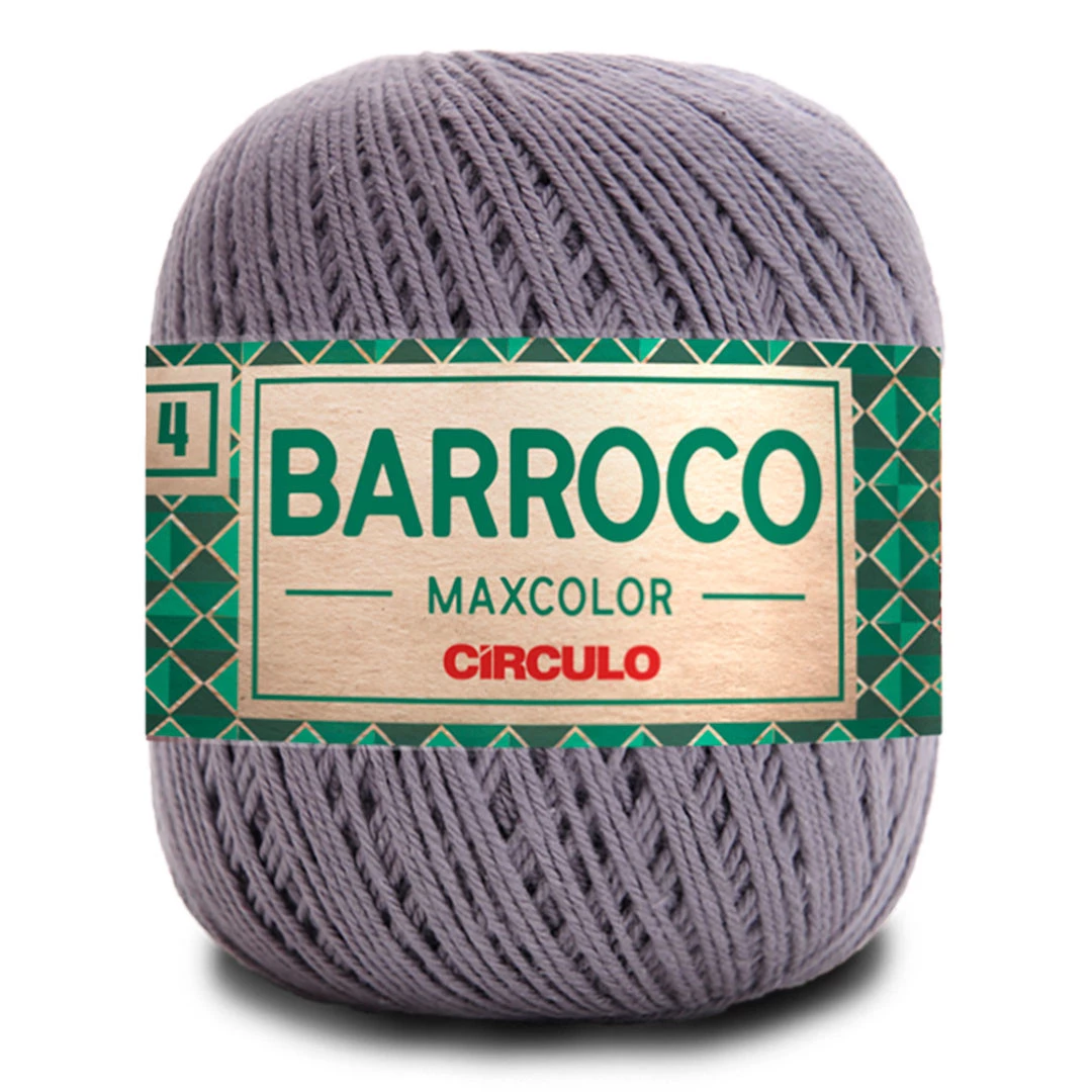 Linha Barroco Max Color N 4 200 Gramas Marca Circulo - 8336 - Cinza Chumbo