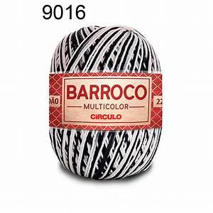Linha Barroco Multicolor 200 gramas Marca Circulo - 9016 - Zebra