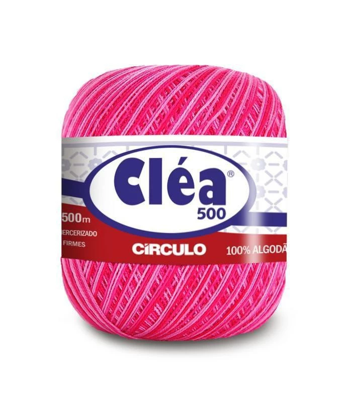 Linha Clea 500 metros Multicolor Marca Circulo - 9427 - Flor