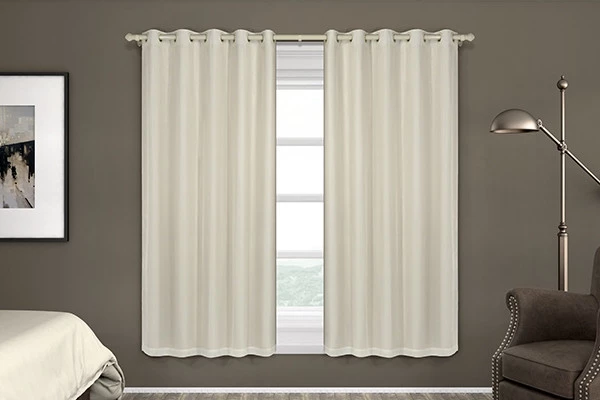 Cortina Voil Com Corta Luz 2,50m x 3,00m Bege Adomes