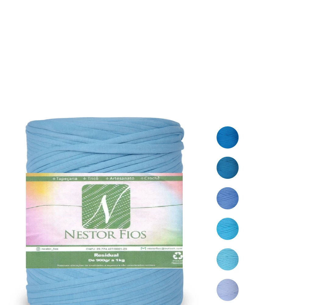 Fio de Malha Azul 1 kg Nestor