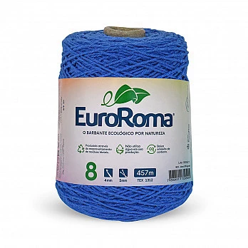 Barbante EuroRoma 4/8 457m - Azul Royal 903