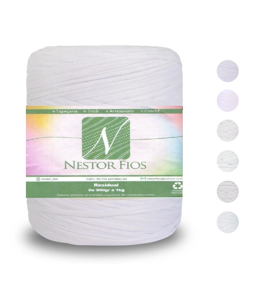 Fio de Malha Branco 1 kg Nestor