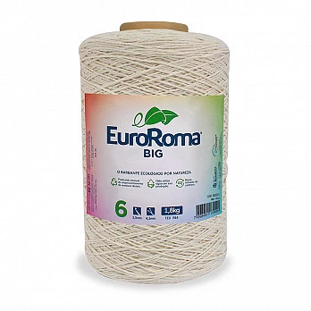 Barbante EuroRoma Big 4/6 1,8Kg - Cru 100