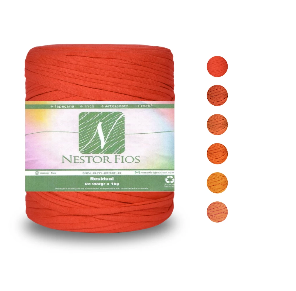 Fio de Malha Laranja 1 kg Nestor