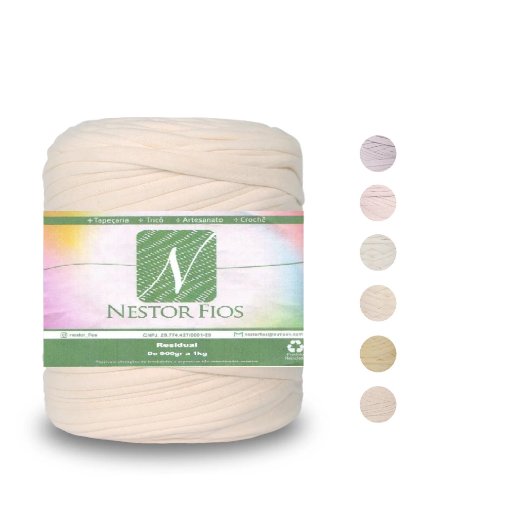 Fio de Malha Off White 1 kg Nestor