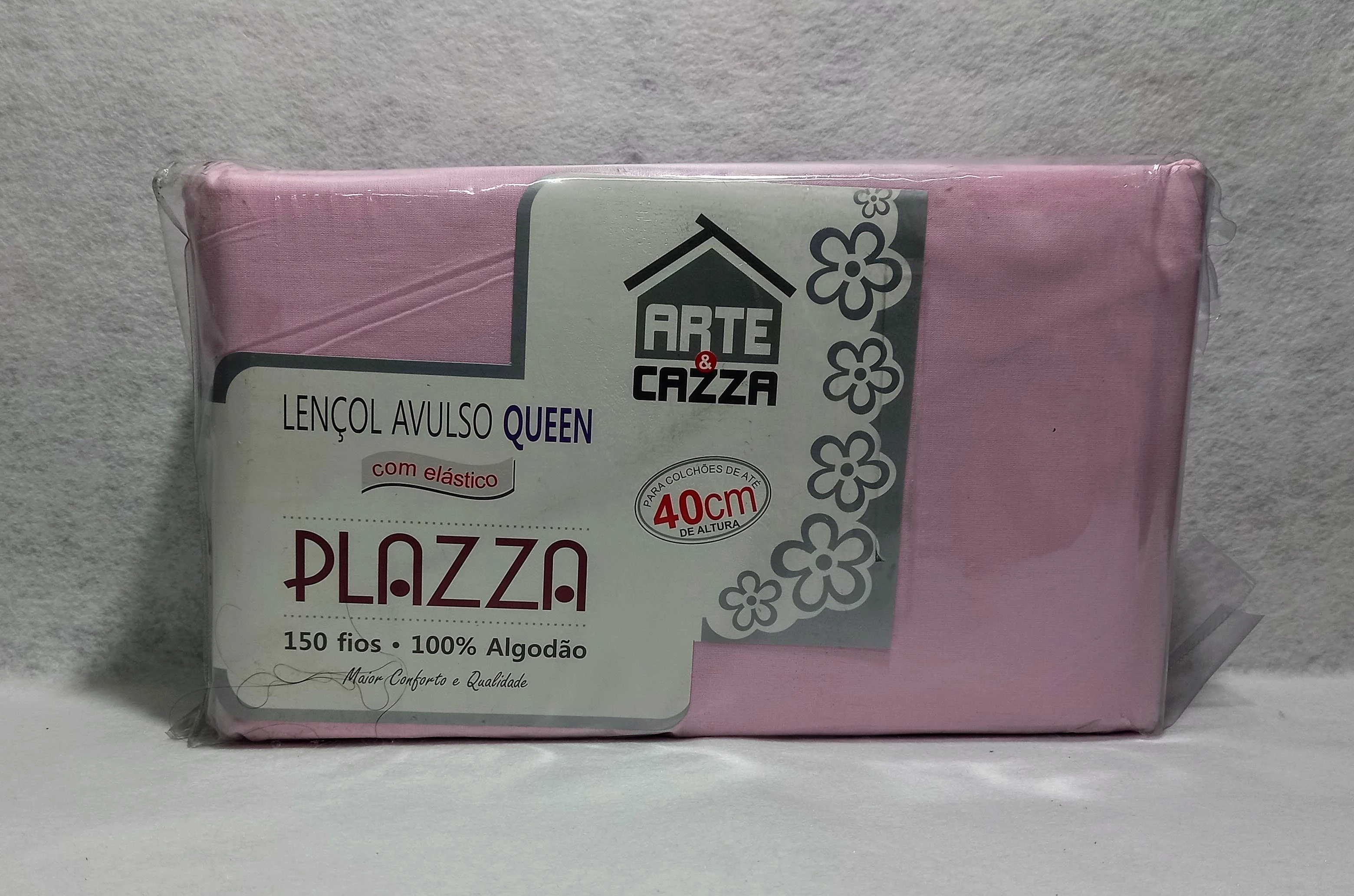 Lençol Avulso Casal Queen Com Elastico Arte E Cazz