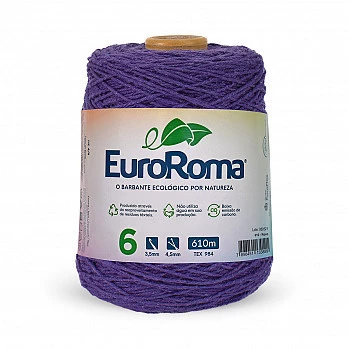 Barbante EuroRoma 4/6 610m - Roxo 610