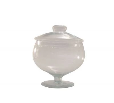 Taça Maracanã Transparente com tampa Ref 200064