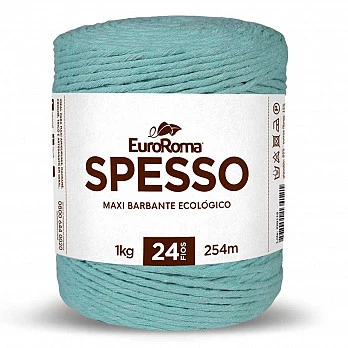 EuroRoma Spesso 24 fios 1Kg - Verde Água Claro 800