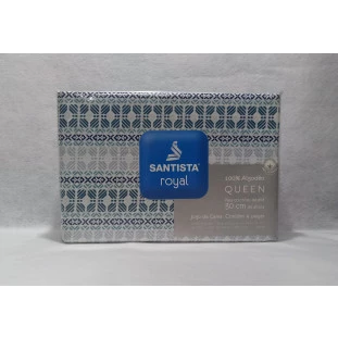 Jogo De Lençol Queen Santista Royal 4 Pcs Verde