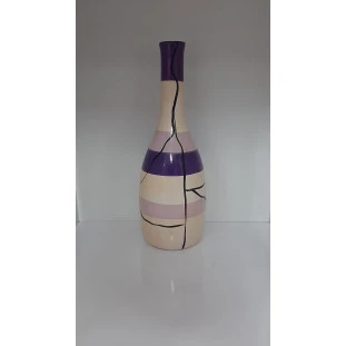 Garrafa Listrada Lilás Pequena BM 327