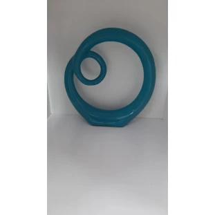Circulo E Pequeno Azul Turquesa cor 860