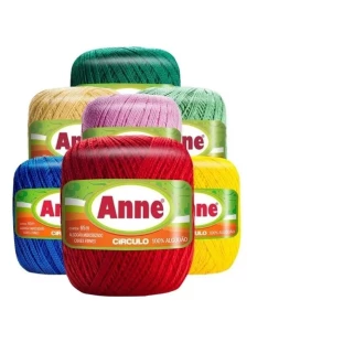 Linha Anne 65 metros Cores Lisas Marca Circulo