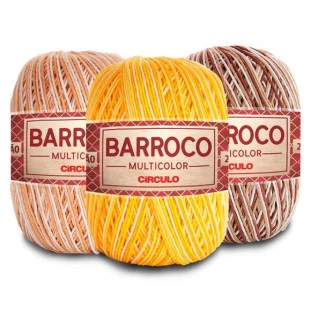 Linha Barroco Multicolor 200 gramas Marca Circulo