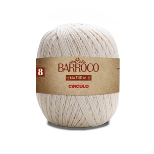 Linha Barroco Natural fio 8 Marca Circulo