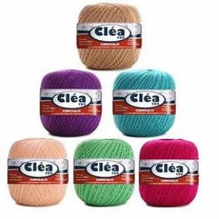 Linha Clea 125 metros Cores Lisas Marca Circulo
