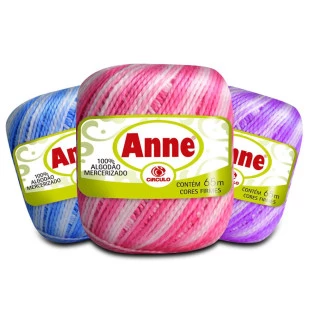 Linha Anne 65 metros Cores Matizadas Marca Circulo