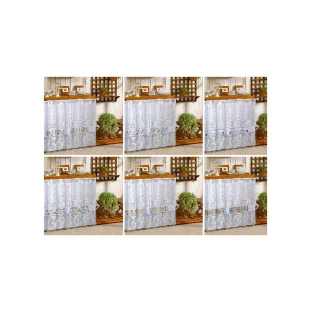 Cortina de Pia Rendada 2,00m X 80cm Sortidas Marca SULTAN