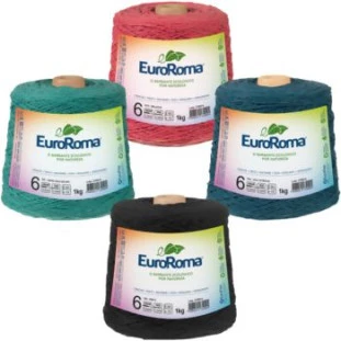 Barbante EuroRoma 4/6 1Kg 