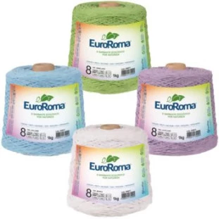 Barbante EuroRoma 4/8 1Kg 