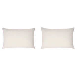 Fronha Lisa Bege 2 unidades Premium Plus 100% Algodão