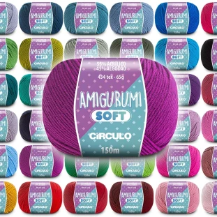 Linha Amigurumi Soft 150 Metros Marca Circulo