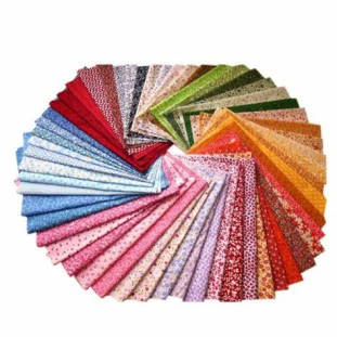 Tecido Tricoline Estampado 50 Cm X 75 Cm Kit com 05 unidades