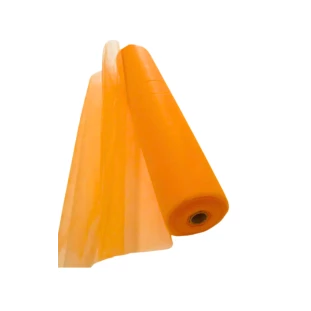Tecido Tule Laranja 1,20 Largura 100% Poliester