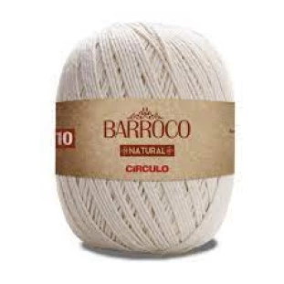 Linha Barroco Natural fio 10 Marca Circulo